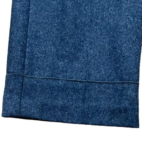 Harve Benard Women's NWOT Wool Blend Cuffed 3/4 Grey Pants Size 6 Zipper Front - Picture 3 of 7